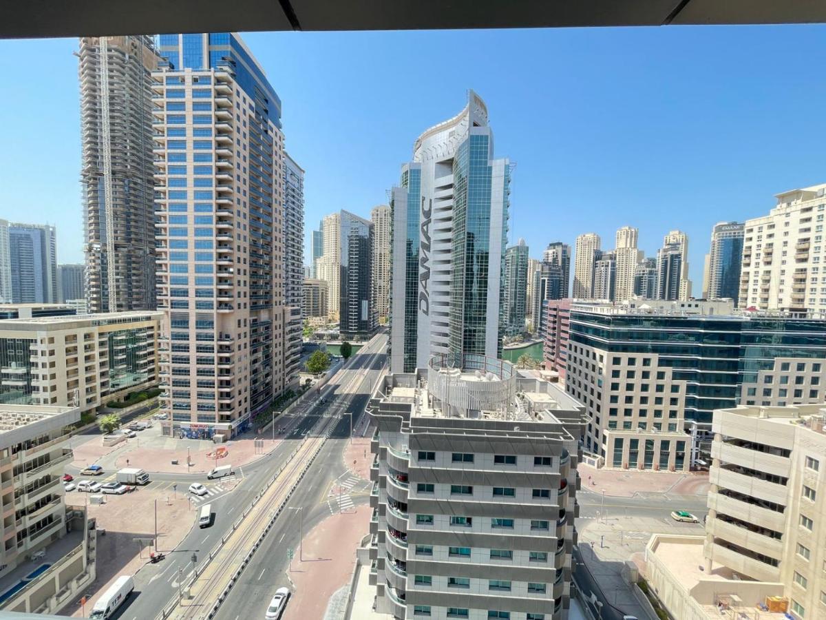 Private Gorgeous Room With Marina View With Shared Kitchen In Shared Apartment Dubaj Exteriér fotografie