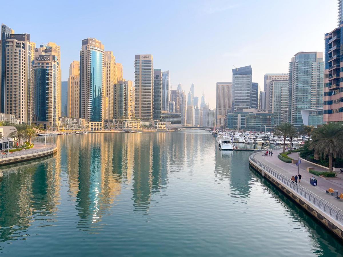 Private Gorgeous Room With Marina View With Shared Kitchen In Shared Apartment Dubaj Exteriér fotografie